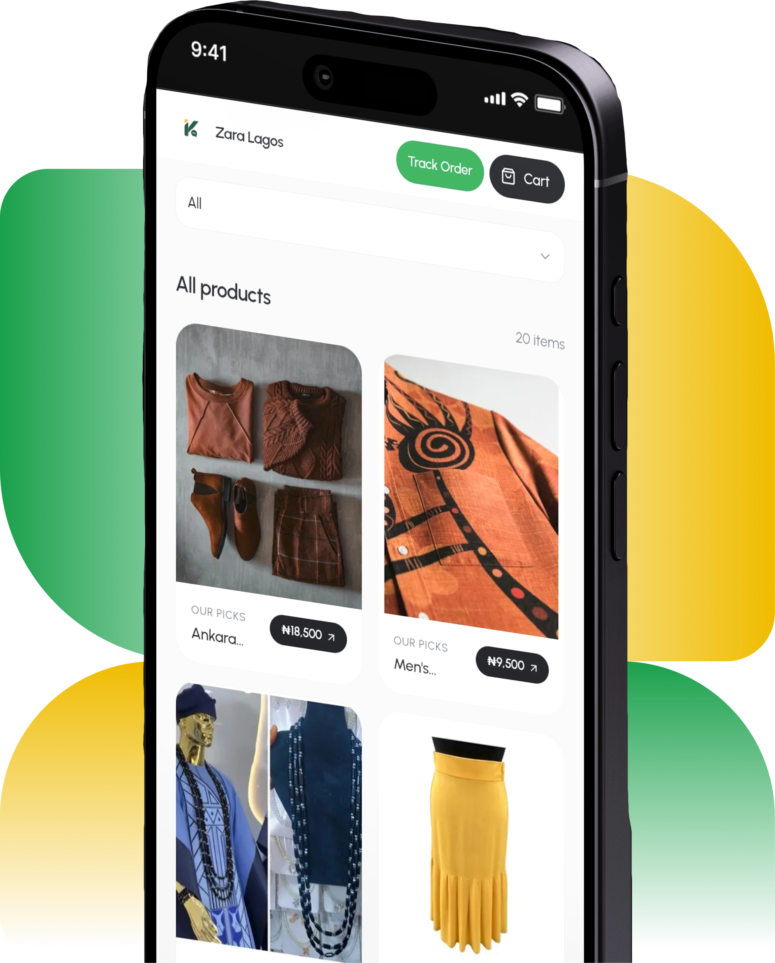 Store Dashboard Interface